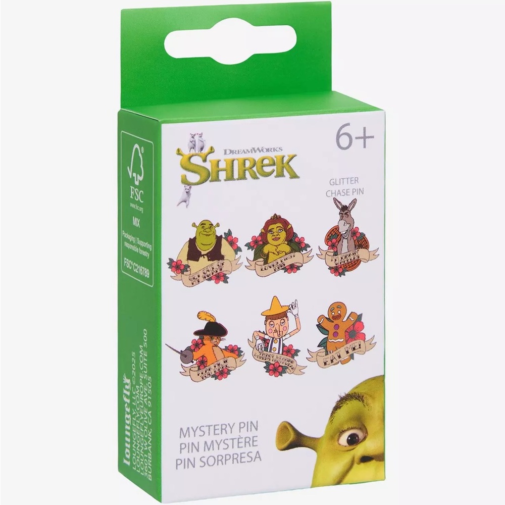 Loungefly Shrek Tattoo Art Blind Box Enamel Pin